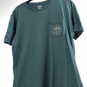 Billabong Blue Graphic Pocket T-Shirt
